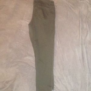 Olive green jeans